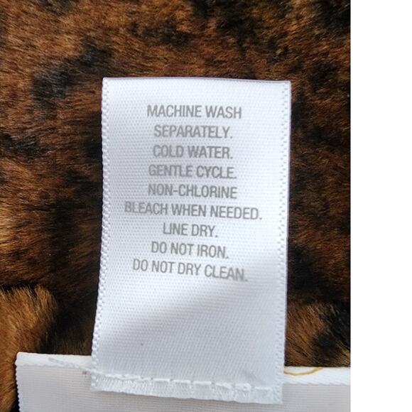 Westport 1962  VTG Reversible Faux Fur Cheeta Animal Print Vest Womens Size XS - Picture 9 of 9